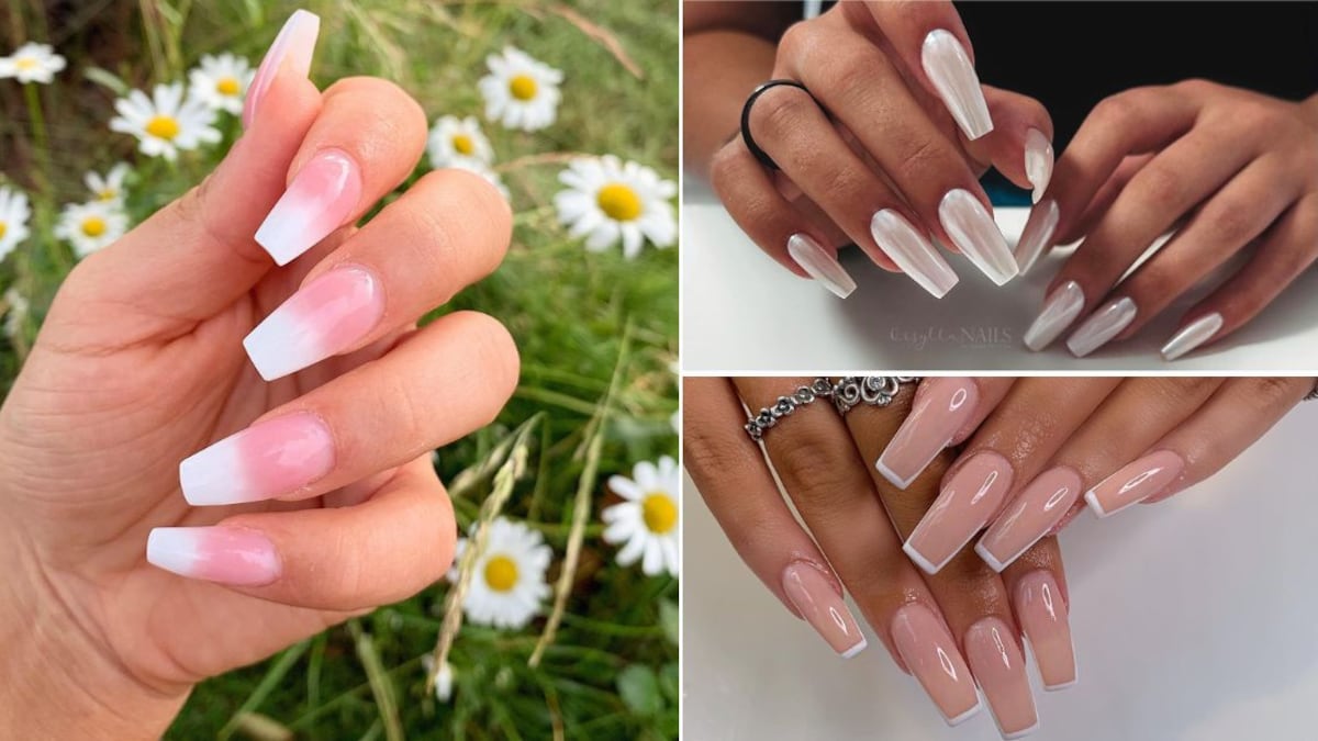 Las uñas coffin están en tendencia durante este verano 2024