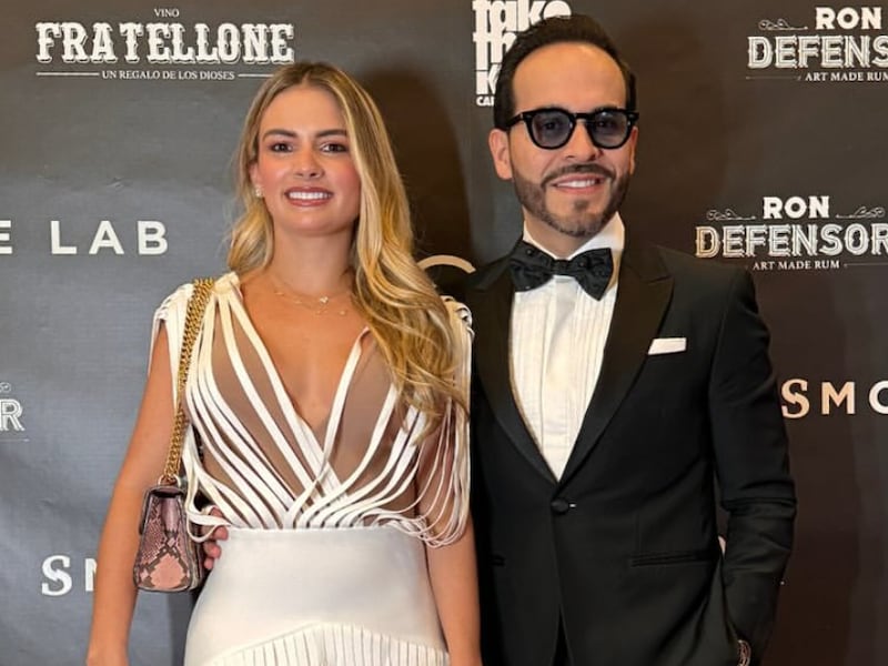 Ella es Ana Lucía Pineda, la segunda esposa de Abelardo de la Espriella y a quien conoció siendo una bebé