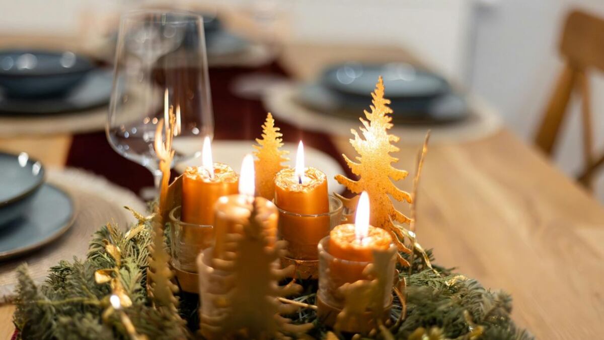 Hay varias tendencias en decoración para la mesa de Nochevieja