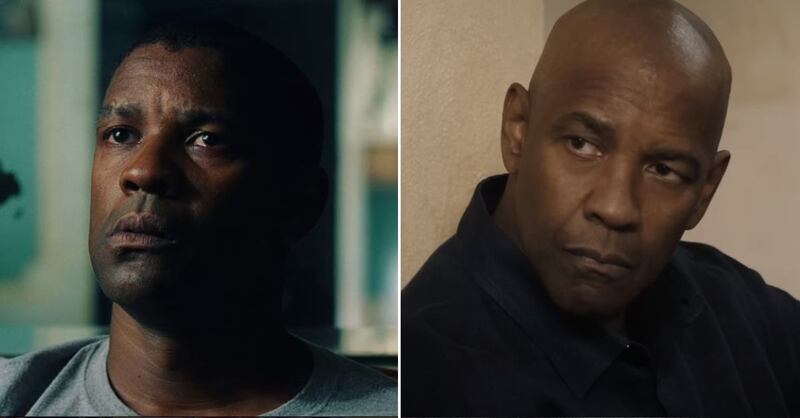 Denzel Washington en 'Hombre en llamas' y en 'The Equalizer 3'