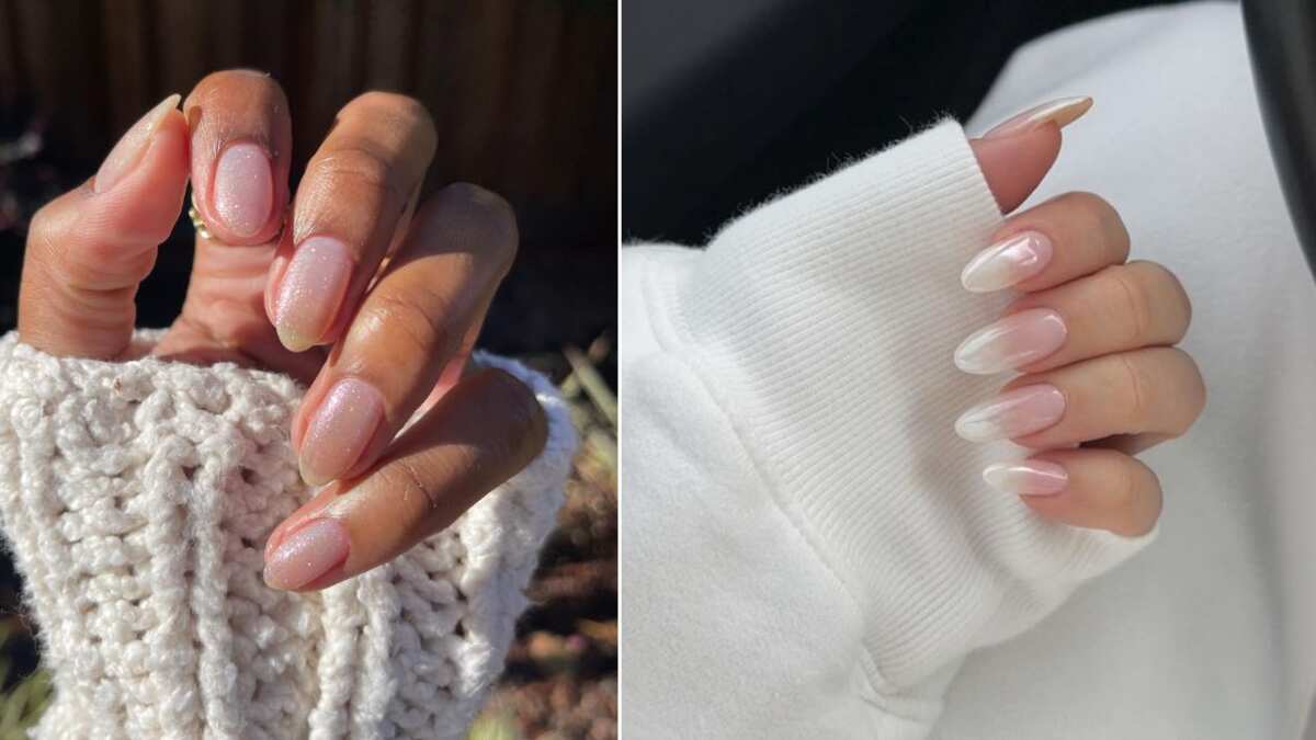 Las 'frosted nails' son elegantes, atemporales y muy invernales
