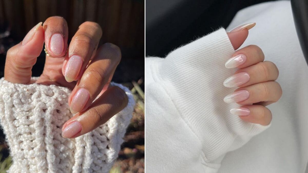 Las 'frosted nails' son elegantes, atemporales y muy invernales