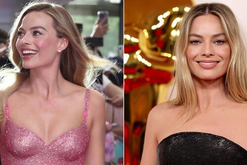 De Barbie a modern mom: el look chic de Margot Robbie para pasear a su bebé