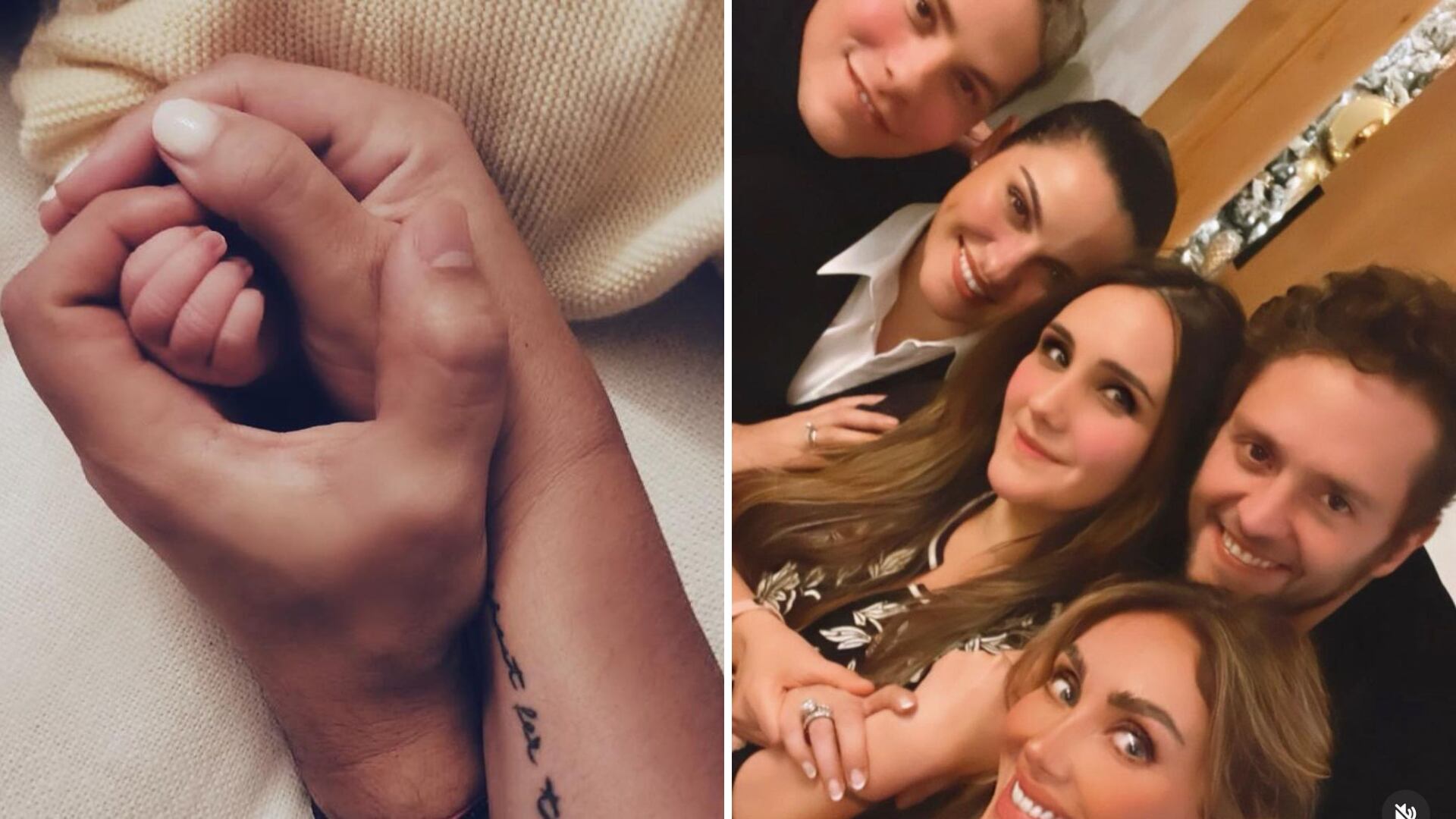 Lía nació el 16 de mayo, por lo que está muy pequeña para recibir visitas.