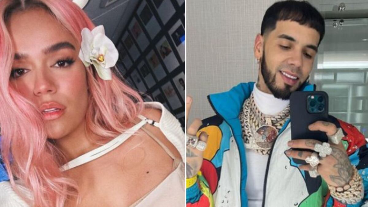 Karol G y Anuel look