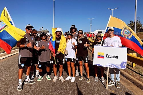 Selección Ecuatoriana de Surf presente en los ISA World Surfing Games 2024 en Puerto Rico