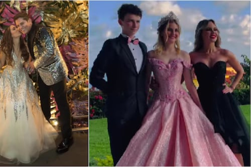 Michelle Vieth y Ernesto Laguardia tienen algo en común: unos XVs y una invitada de lujo