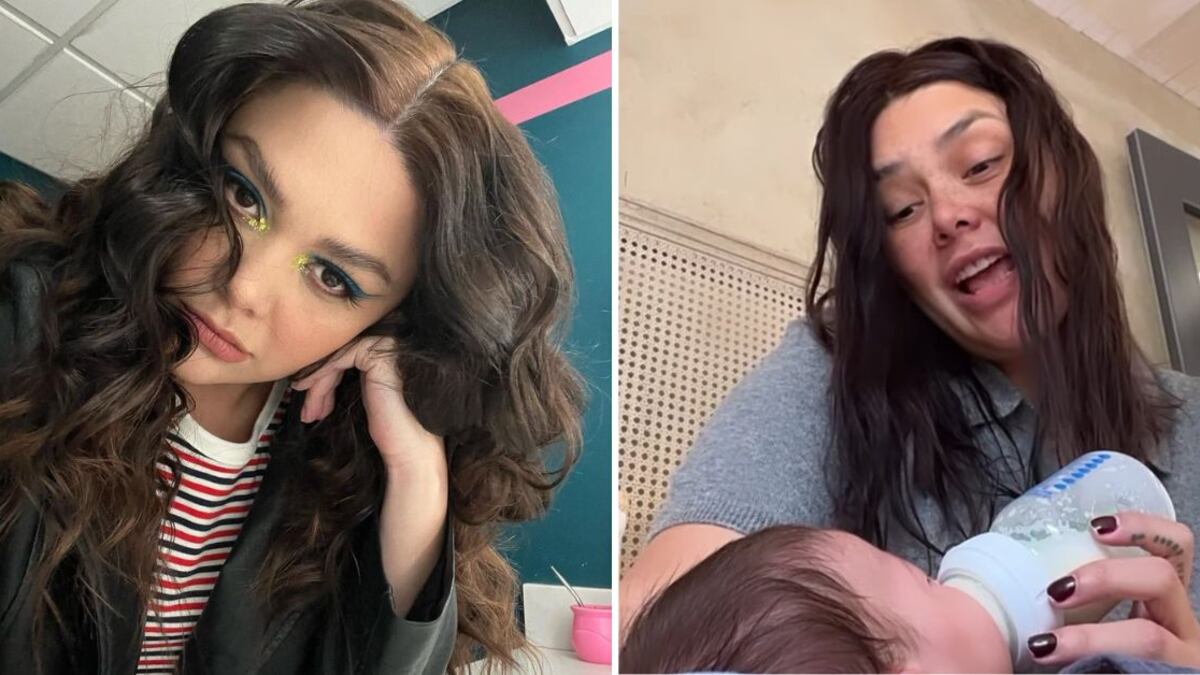 Yuridia mostró que es una madre ‘distinta’ arrullando a su bebé con particulares canciones.