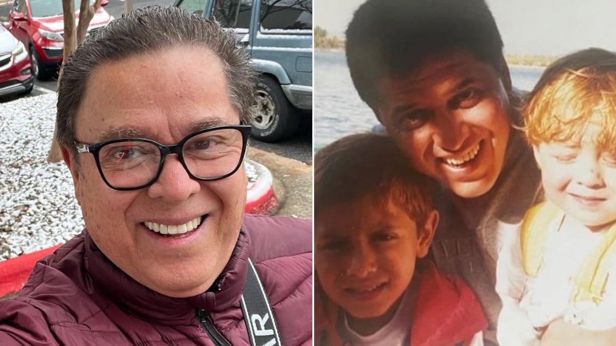 Mario Bezares es el orgulloso padre de dos hijos