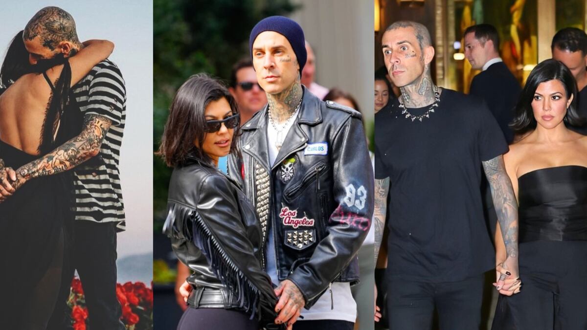 Kourtney Kardashian y Travis Barker