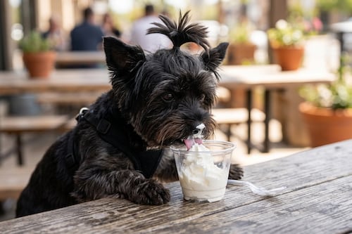 “Puppuccino”, la dulce tendencia que integra a las mascotas en las cafeterías