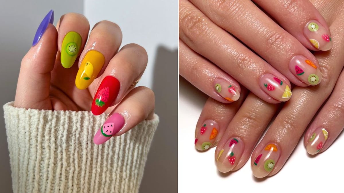 Las uñas afrutadas son una de las grandes tendencias de manicura del verano 2024