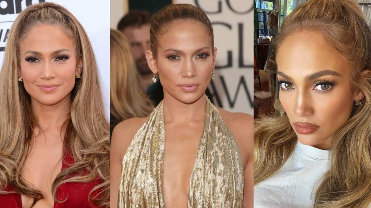 Jennifer Lopez peinados
