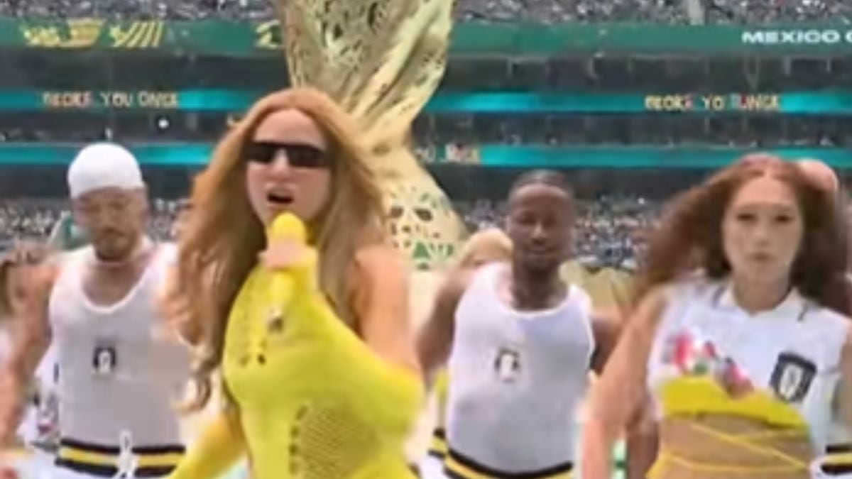 internautas aseguran que podría ser la doble de Shakira quien dio apertura en el show del Mundial 2026