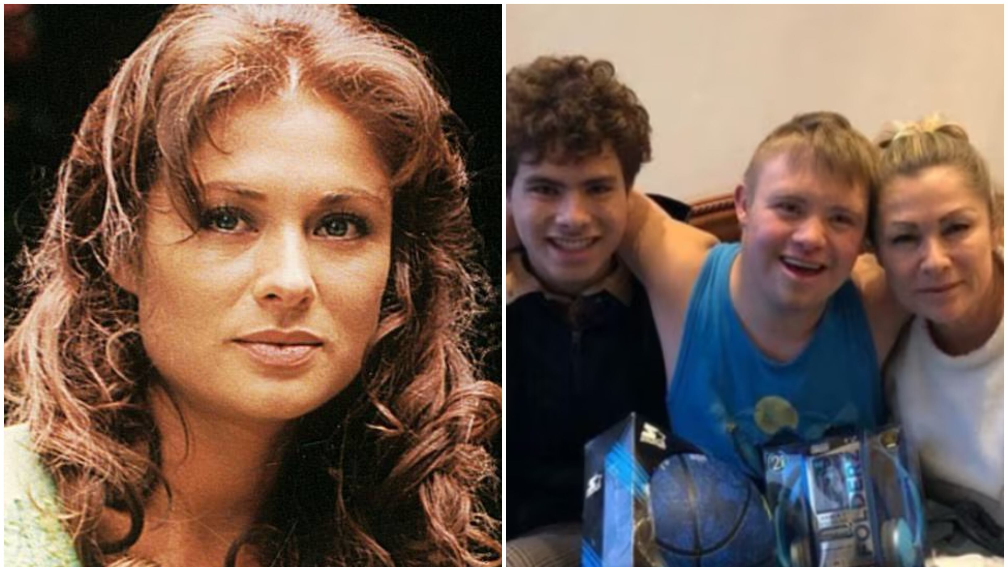 Lety Calderón y sus hijos