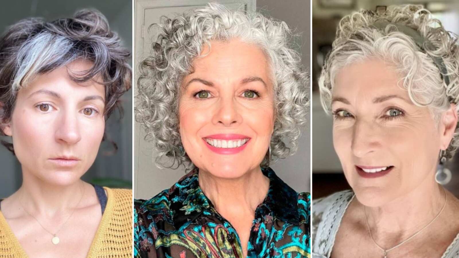 corte de cabello garçon para mujeres de pelo rizado