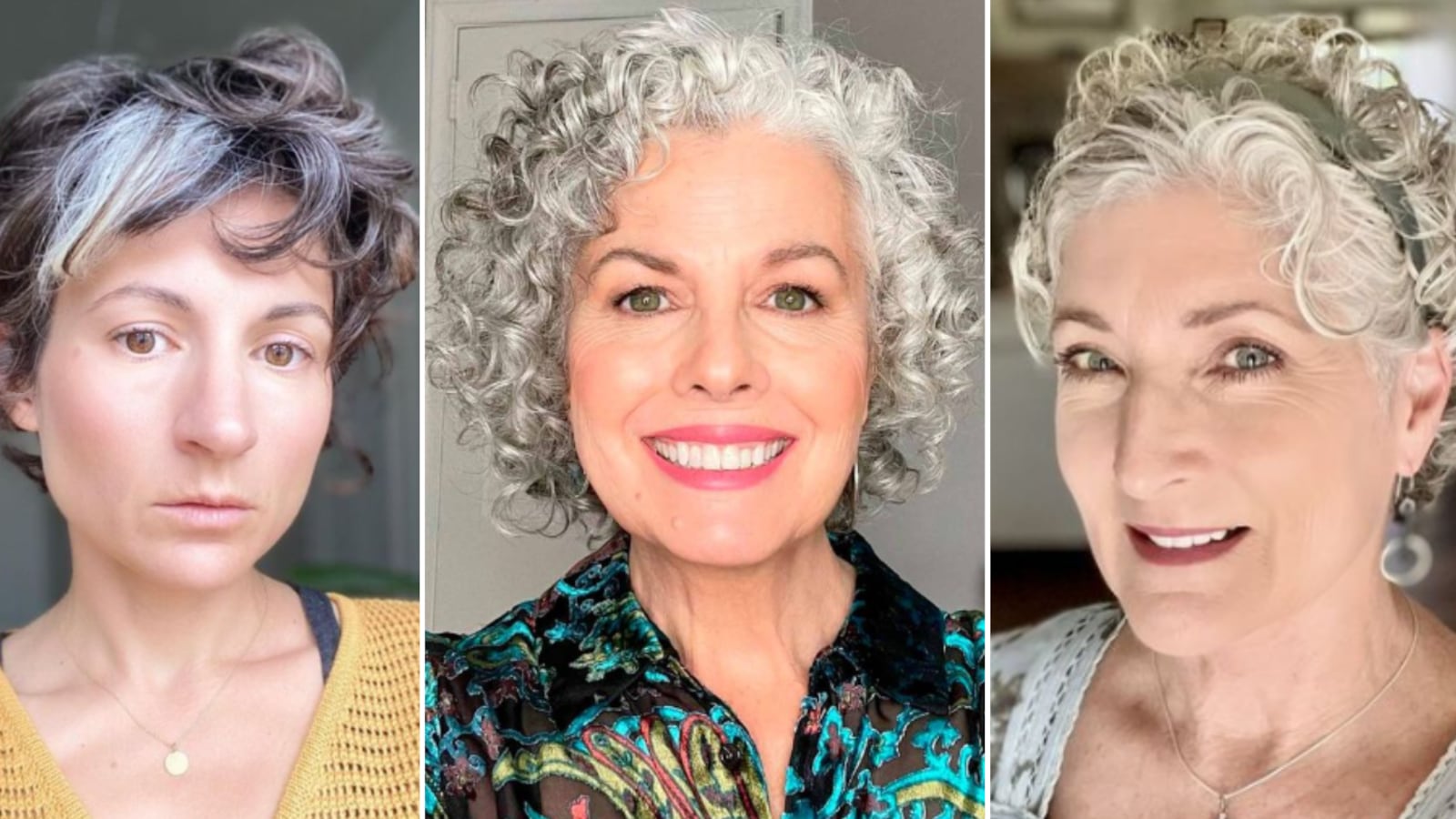 corte de cabello garçon para mujeres de pelo rizado