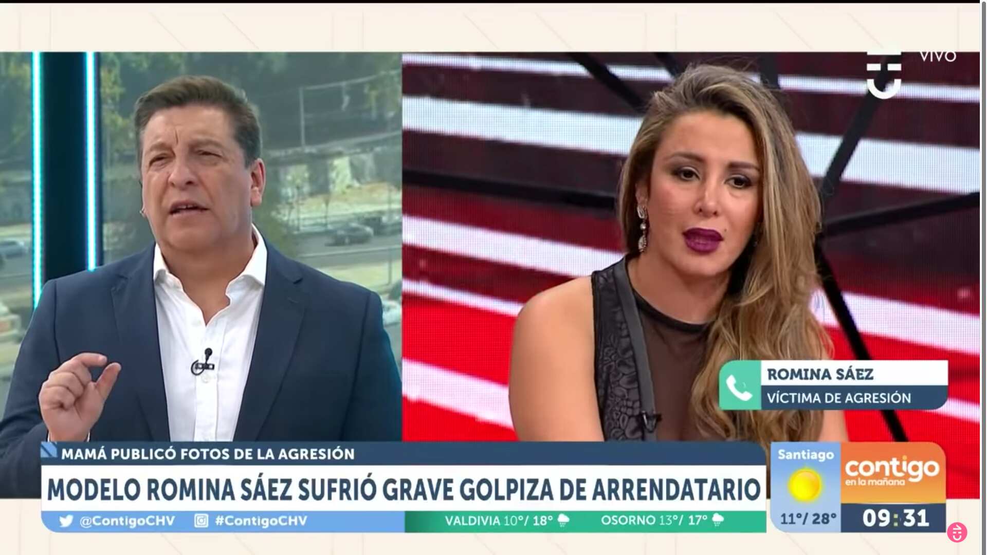 Romina Sáez entregó su testimonio en "Contigo en la Mañana"