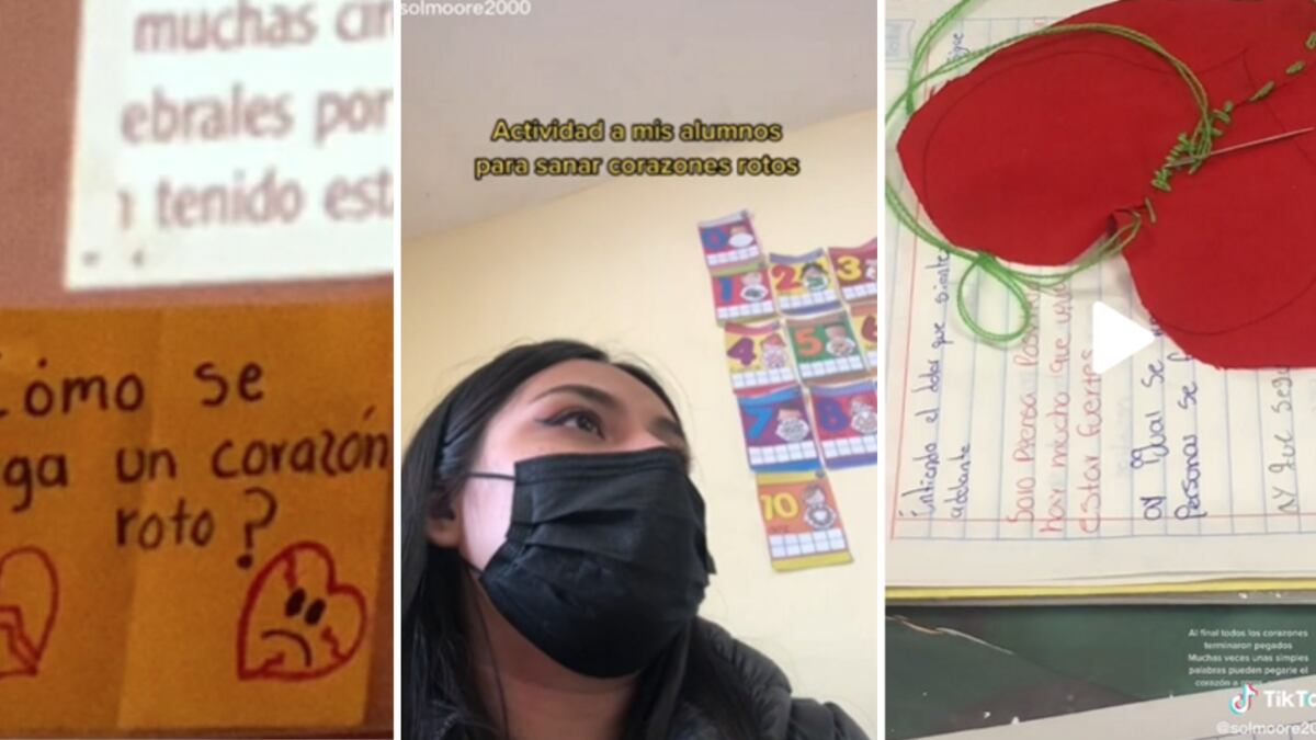 Maestra enseña cómo sanar corazón roto