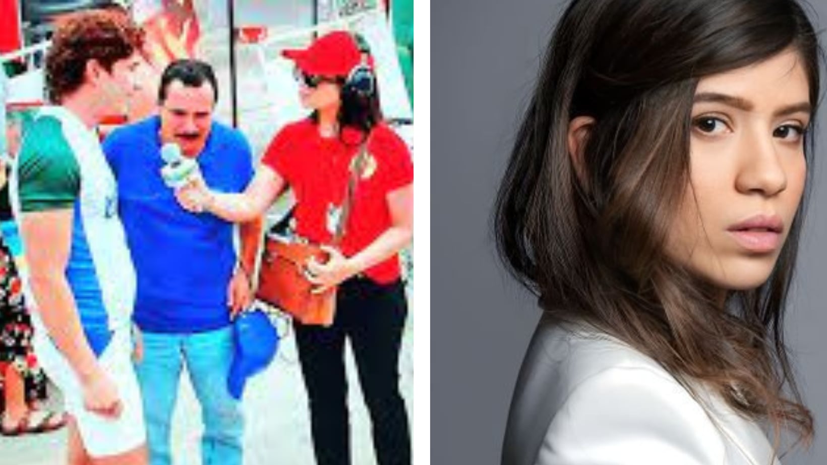 Mila Martínez es quien interpreta a la periodista Irma en Rigo