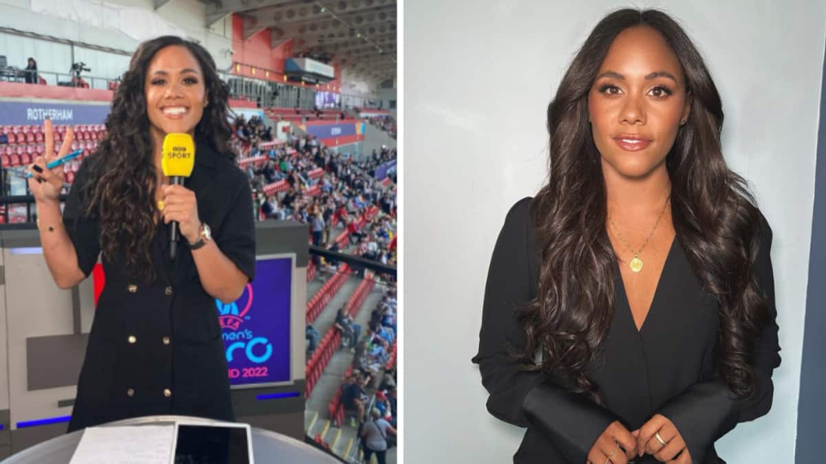 La reportera Alex Scott
