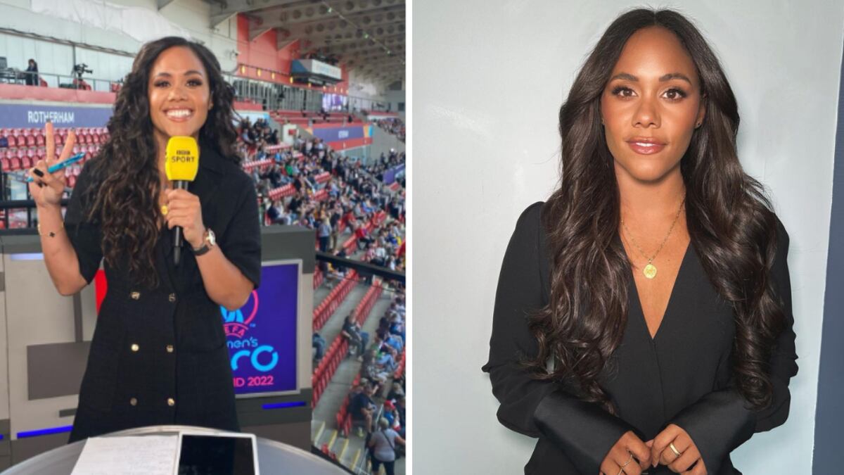 La reportera Alex Scott