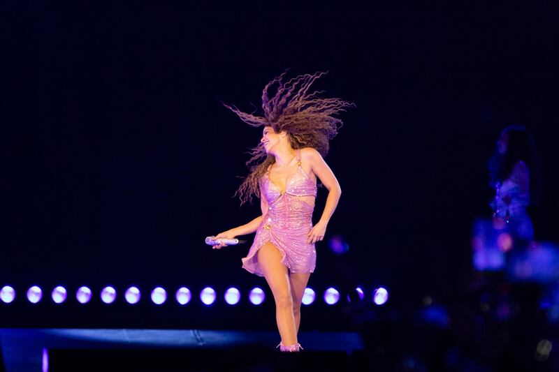 Cierre de la primera etapa de conciertos de Shakira en Medellín.
