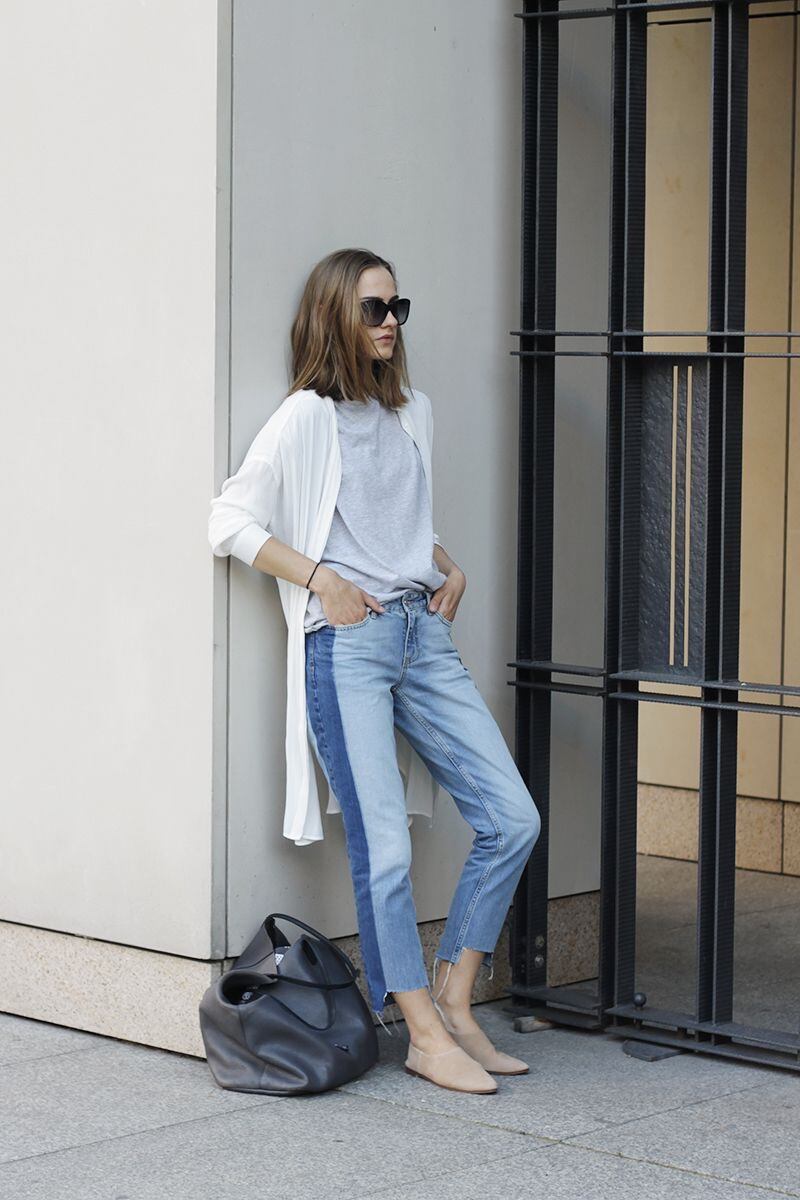 ¿Cómo llevar jeans bicolor con calzado cómodo (y con estilo)?