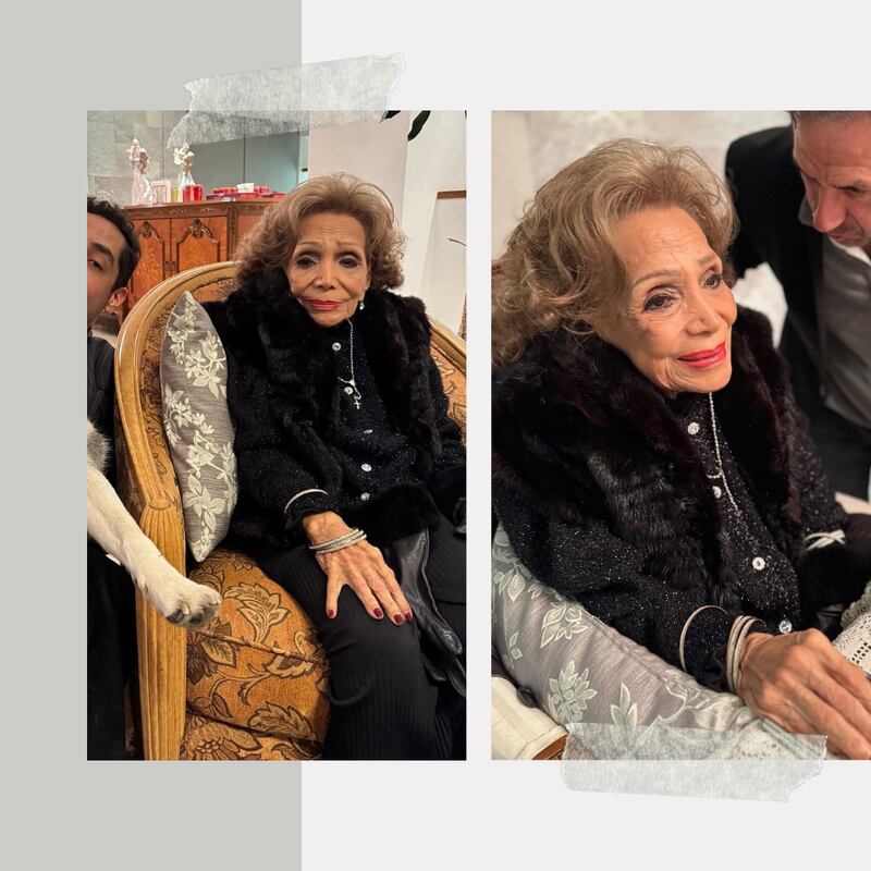 María Victoria sorprendió por su apariencia a los 97 años.