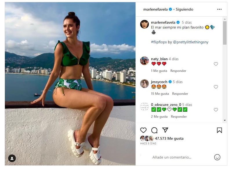 3 veces que Marlene Favela presumió su figura en bikini: tiene modelos perfectos para los 40