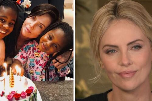 Así son las dos hijas adoptivas de Charlize Theron, incluyendo al niño que es transgénero