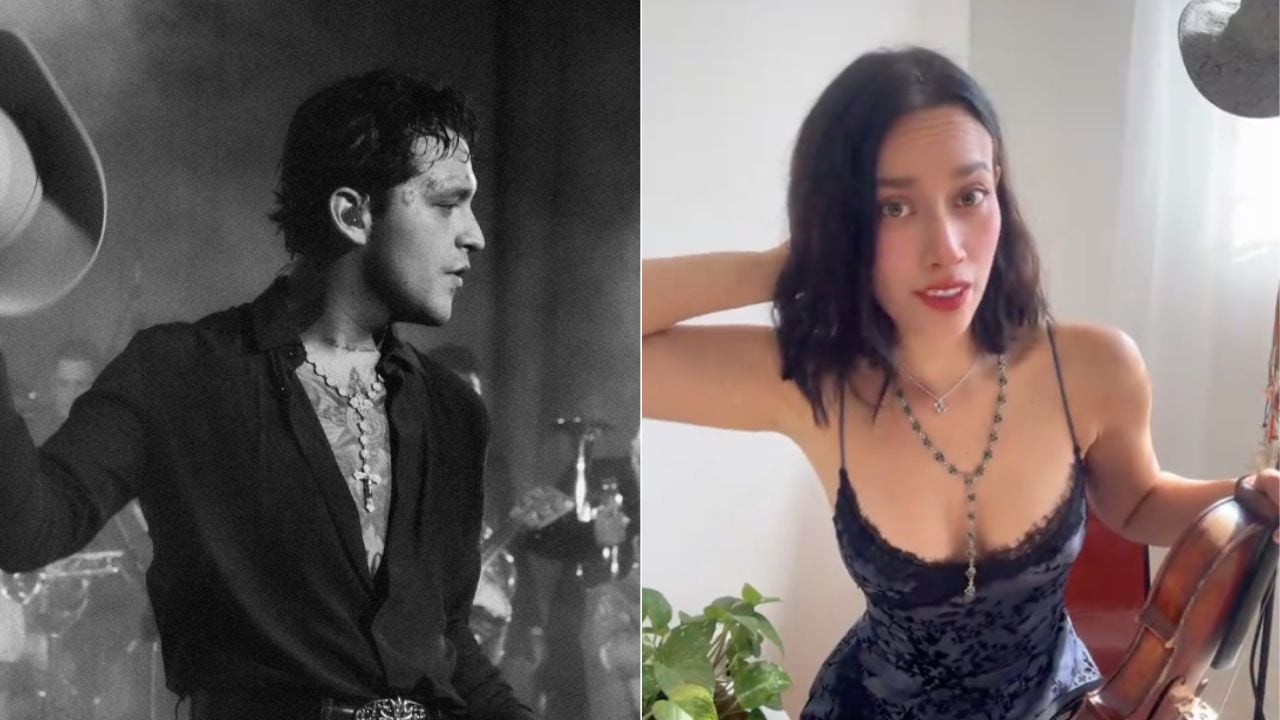 Christian Nodal y Esmeralda Camacho