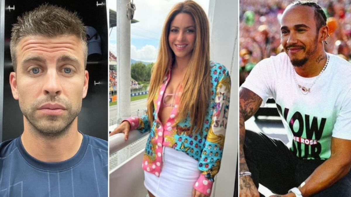 Piqué perdió el ritmo de las caderas de Shakira y Lewis Hamilton va por ese camino ¿Otro fracaso amoroso?