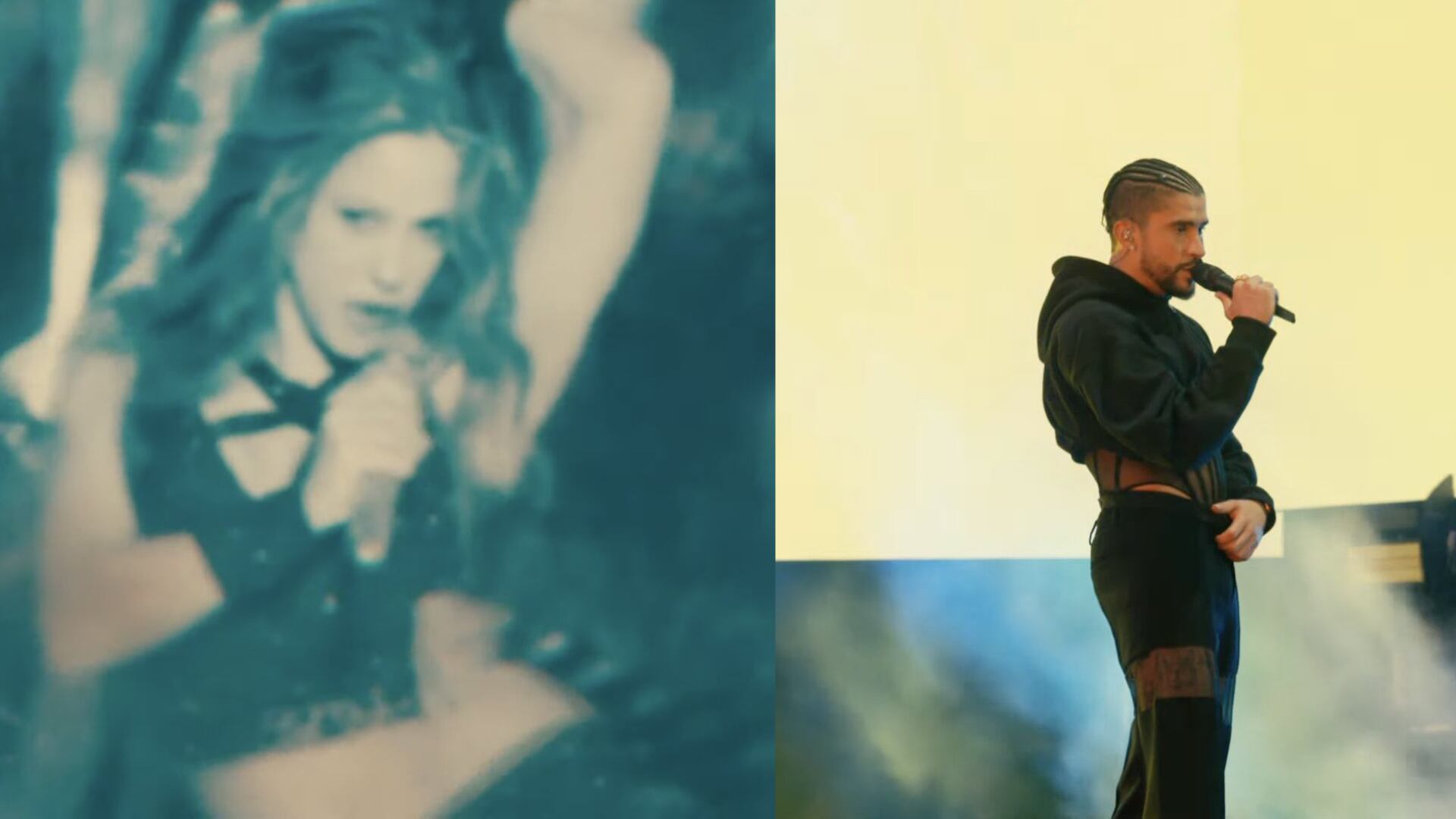Shakira apareció durante concierto de Bad Bunny en Coachella