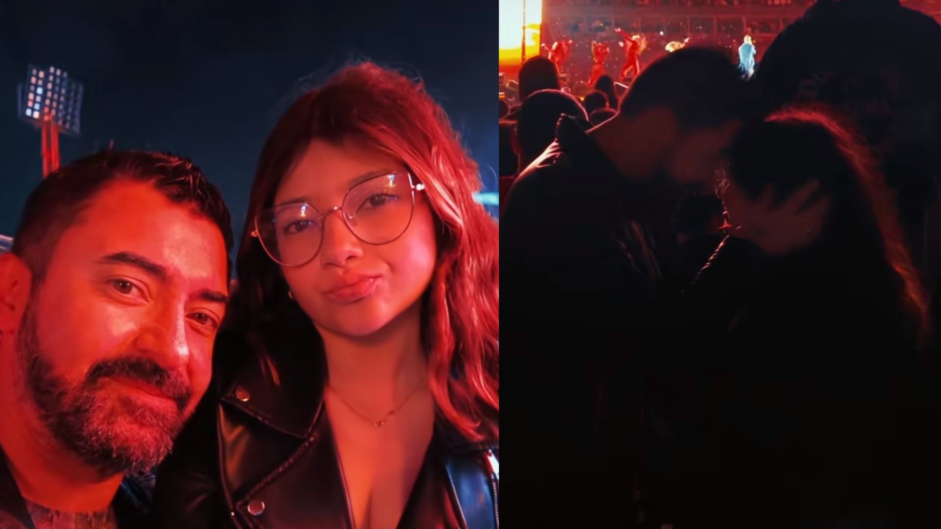 Iván Marín con Julieta, su hija