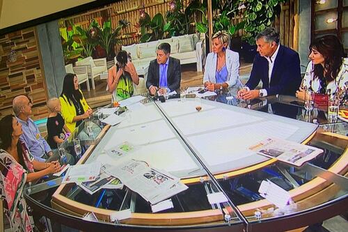 Tonka Tomicic se emociona en pantalla: niña con cáncer le entregó carta