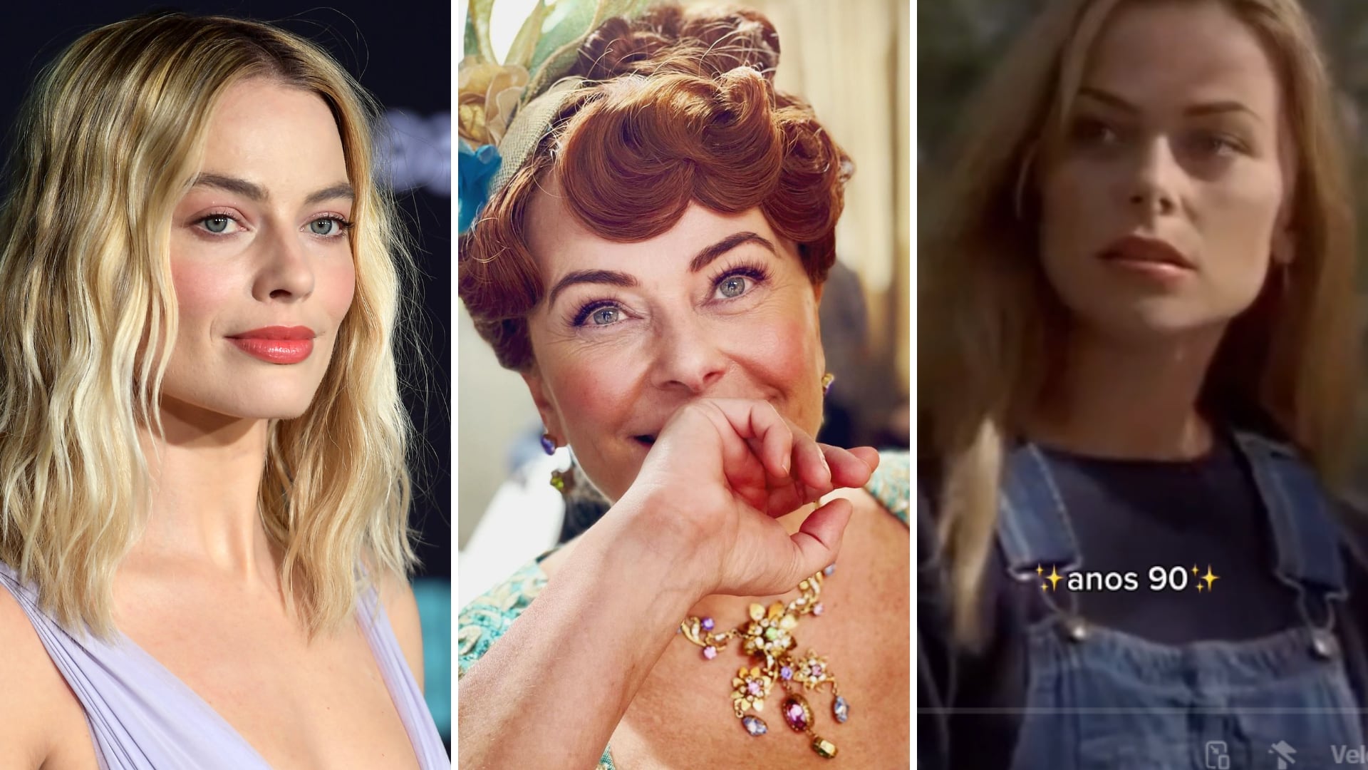 La actriz Polly Walker, que interpreta a lady Portia Featherington en la serie 'Brigerton', tiene un gran parecido a Margot Robbie cuando era joven.