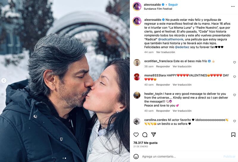 Eugenio Derbez y Alessandra Rosaldo renovaron sus votos