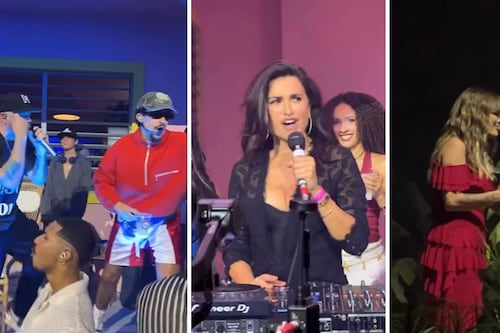 Penélope Cruz enciende el ‘party’, Residente la monta y Kany sorprende en la residencia de Bad Bunny