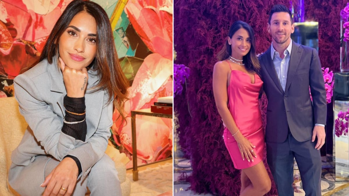 Antonela Roccuzzo reapareció tras rumores de infidelidad de Messi con un sexy look negro.