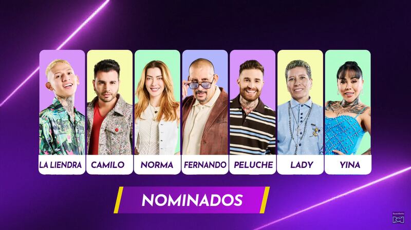 Nominados de 'La casa de los famosos Colombia 2'