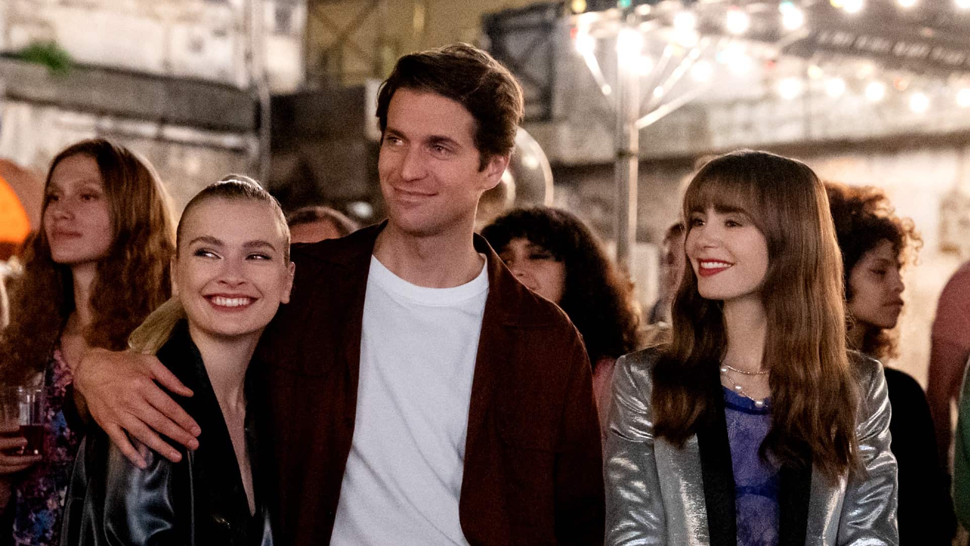 Las parejas en la vida real de “Emily in París”: una actriz fue novia de Chris Evans