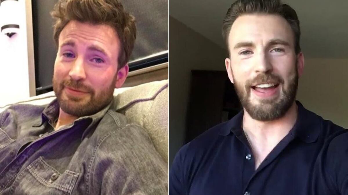 Chris Evans físico