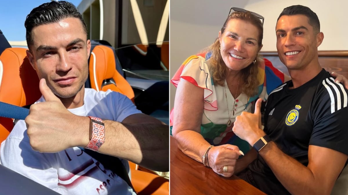 Dolores Aveiro presumió su look desde el salón de belleza.