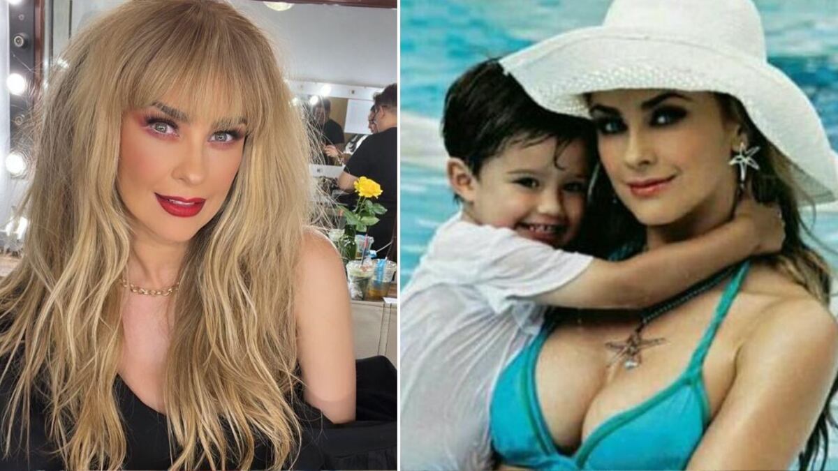 Aracely Arámbula ha asegurado que su hijo Daniel es muy ocurrente y simpático