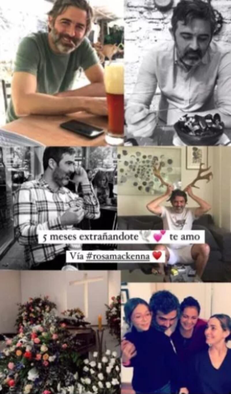 Javiera Díaz de Valdés recordó a su esposo a cinco meses de su partida