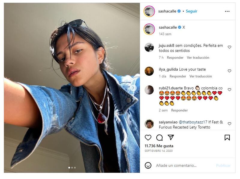 Sasha Calle debuta en los largometrajes con su actuación en 'The Flash'