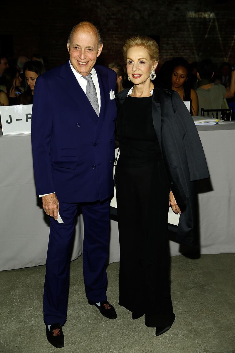 Carolina Herrera y su esposo  Reinaldo Herrera