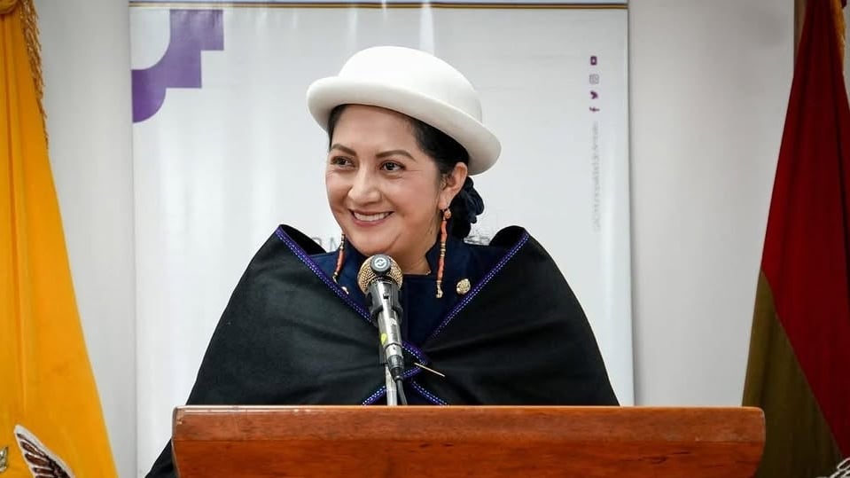 Diana Caiza, alcaldesa de Ambato