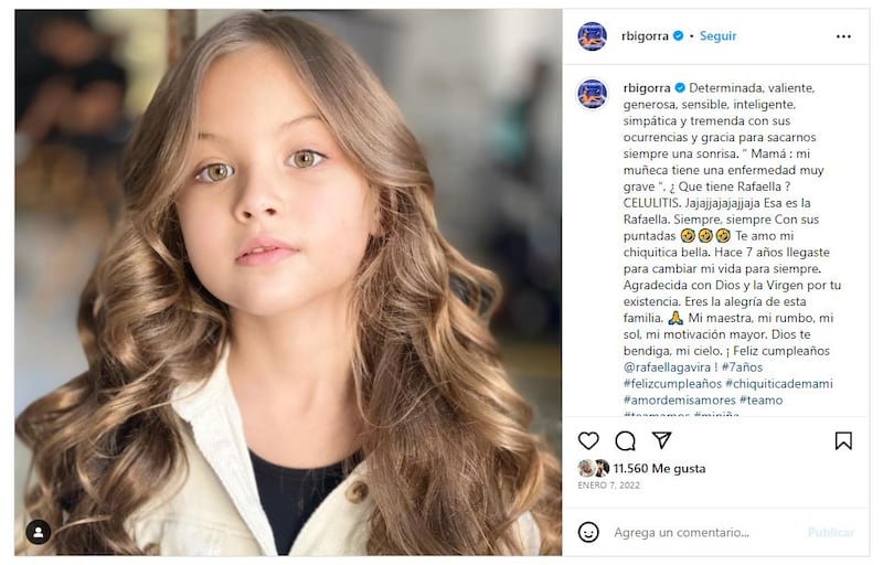 Raquel Bigorra es una madre entregada para su única hija